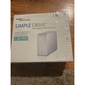 SimpleTech SimpleDrive 1TB External Hard Drive USB 2.0 FV-U35/1TB Complete